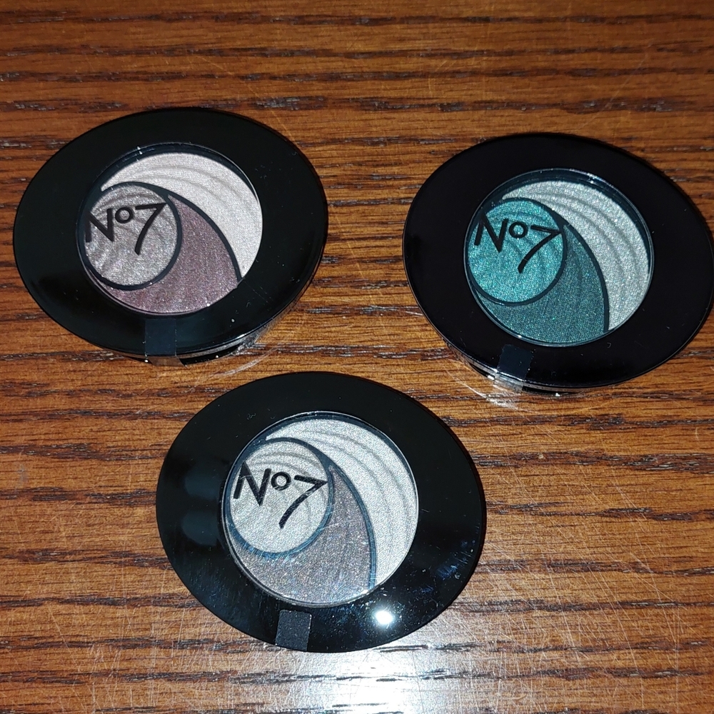 No7 Eyeshadow Trios, Lot of 3, brand new